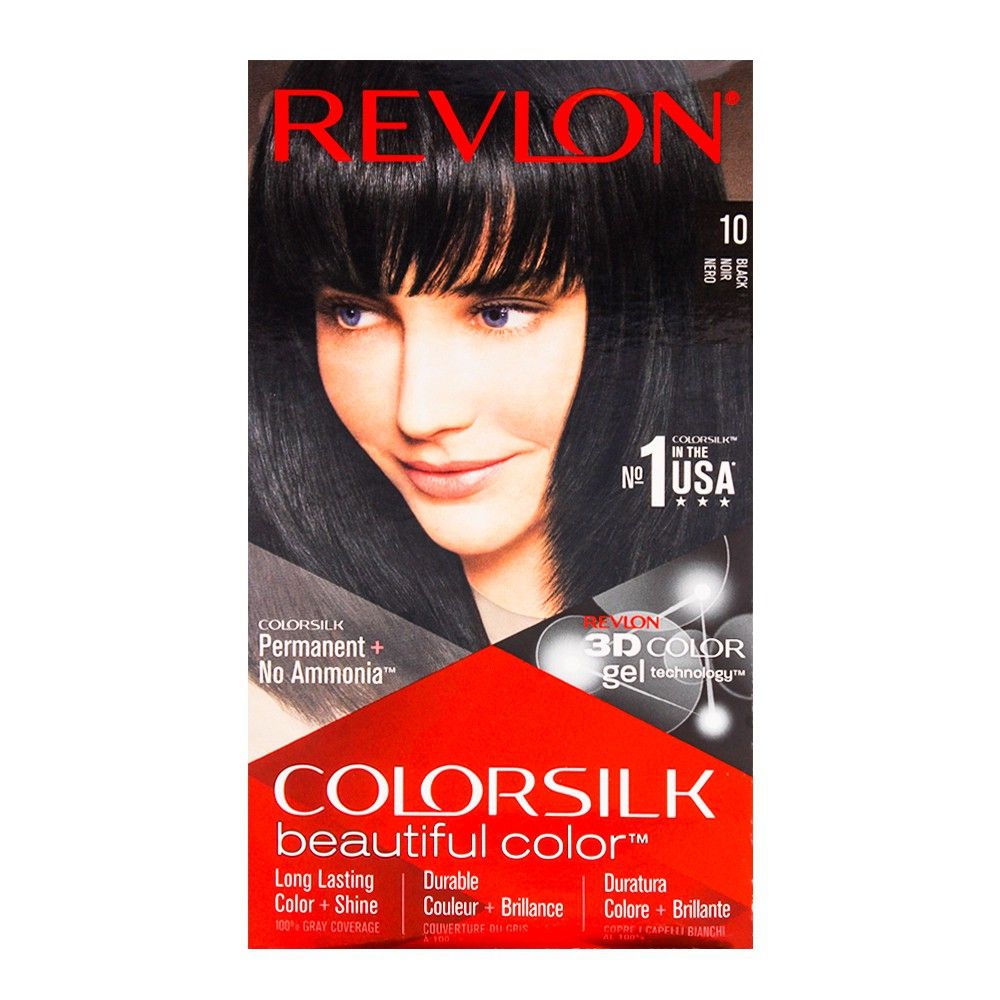 Revlon Coloursilk Keratin 10 Black Noir / Nero