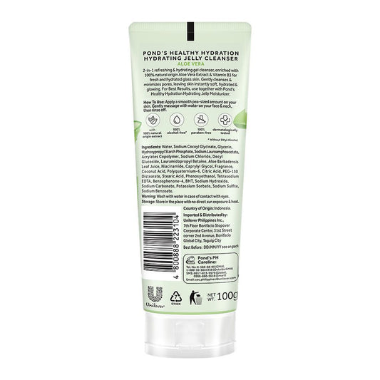 Ponds Juice Face Wash Aloe Vera 100G