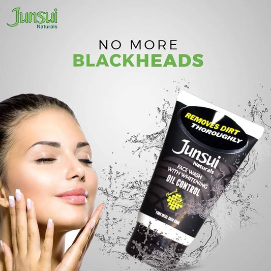 Junsui Natural Face Wash Charcoal, 100G