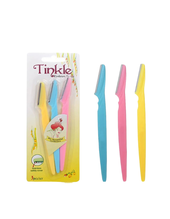 Tinkle Eyebrow & Facial Razor Pack Of 3