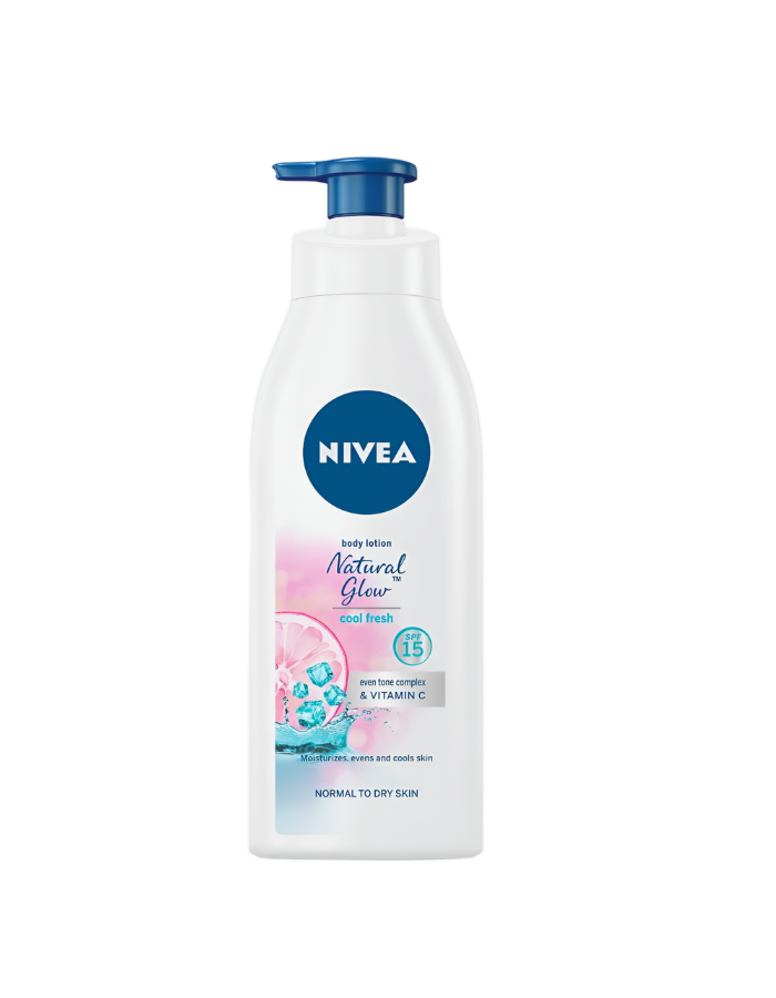 Nivea Lotion Natural Glow Pump, 400ml