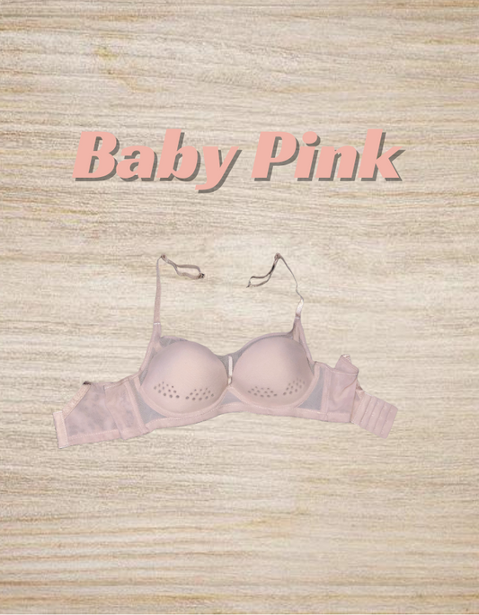 Thailand Style Foam Bra Colour Baby Pink