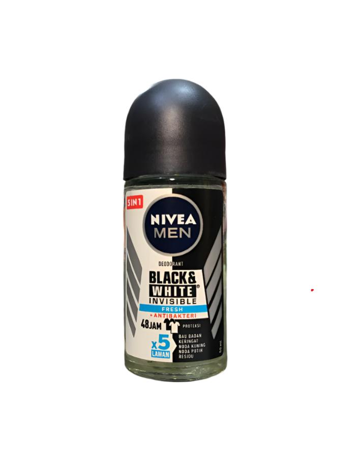 Nivea Roll On Black And White Invisible Fresh 50ml