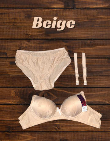 Thailand Style Master Bra And Panty Set Beige