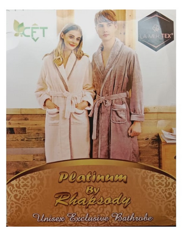 Rhapsody Unisex Exclusive Grey Bathrobe