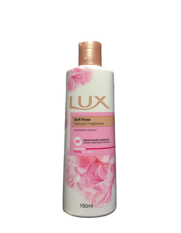 Lux Body Wash 190ML Soft Rose Fragnance 3X