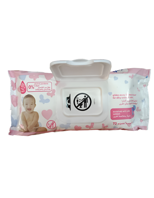 Johnson's Gentle All Over Wipes 72-Wipes