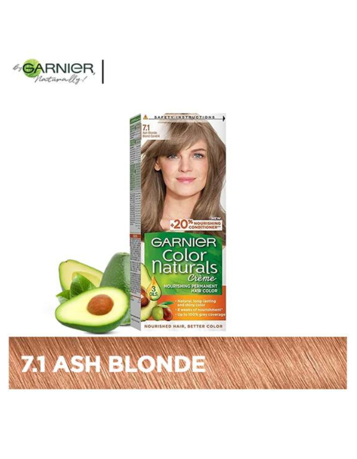 Garnier Natural Colour Box 7.1 Natural Ash Blond