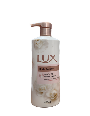 Lux Body Wash Pump 450ML Bright Camellia 3x