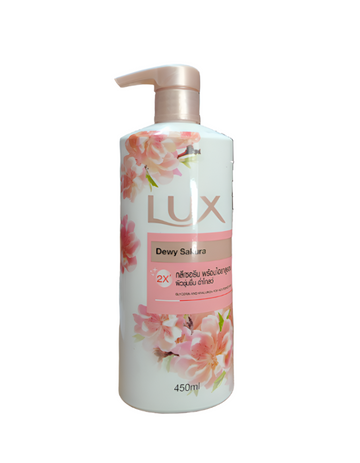 Lux Body Wash Pump 450ML Dewy Sakura 2X