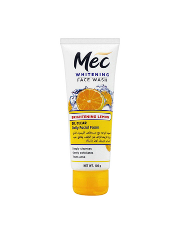 Mec Whitening Face Wash Lemon 100G