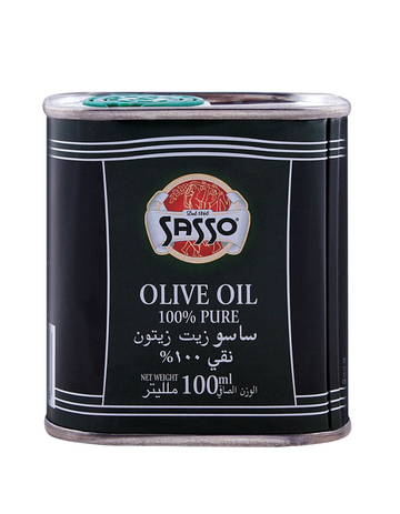 Sasso Olive Oil 100 Percent Pure, 100ML