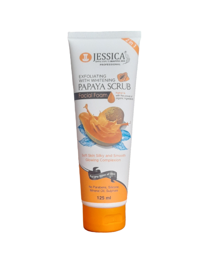 Jessica Face Wash Papaya Scrub 125G