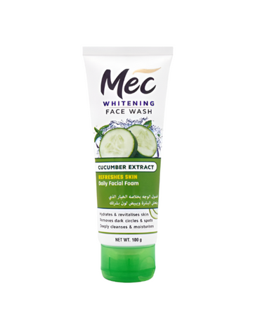 MEC Whitening Face Wash Cucumber Extract 100G