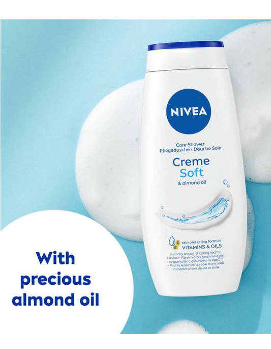 Nivea Body Wash Creme Soft & Almond Oil 250ML