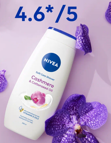 Nivea Body Wash Cashmere & Cotton Seed Oil 250ML