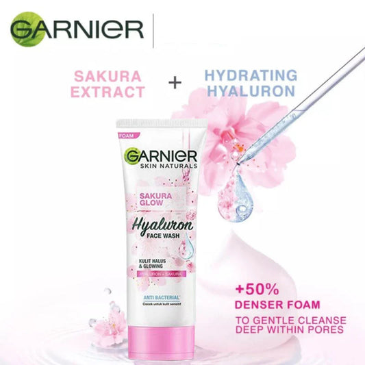 Garnier Face Wash Sakura Glow Hyaluron