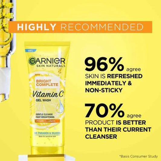 Garnier Face Wash Bright Complete Vitamin C